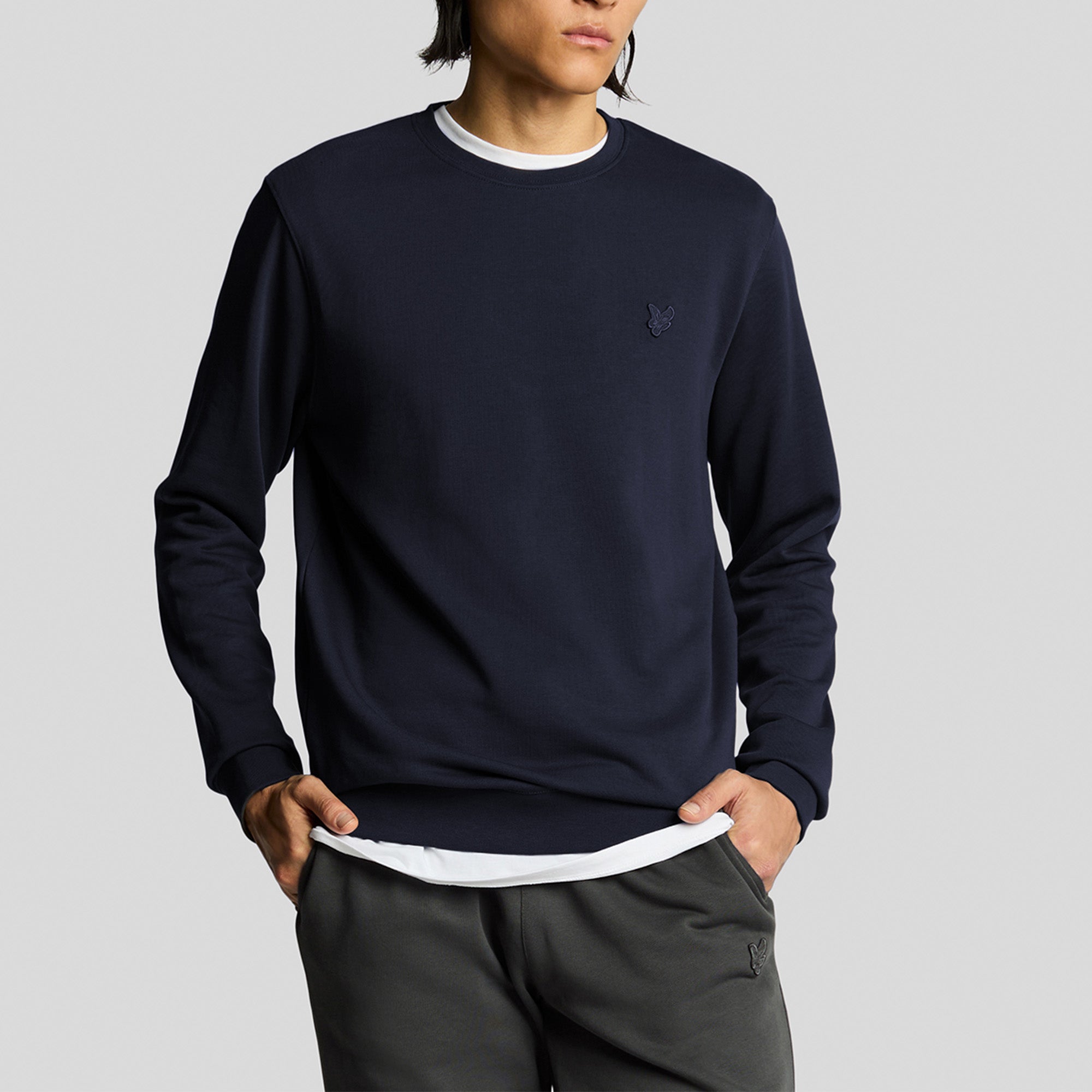 Lyle & Scott Tonal Superfine Crew Neck Sweat