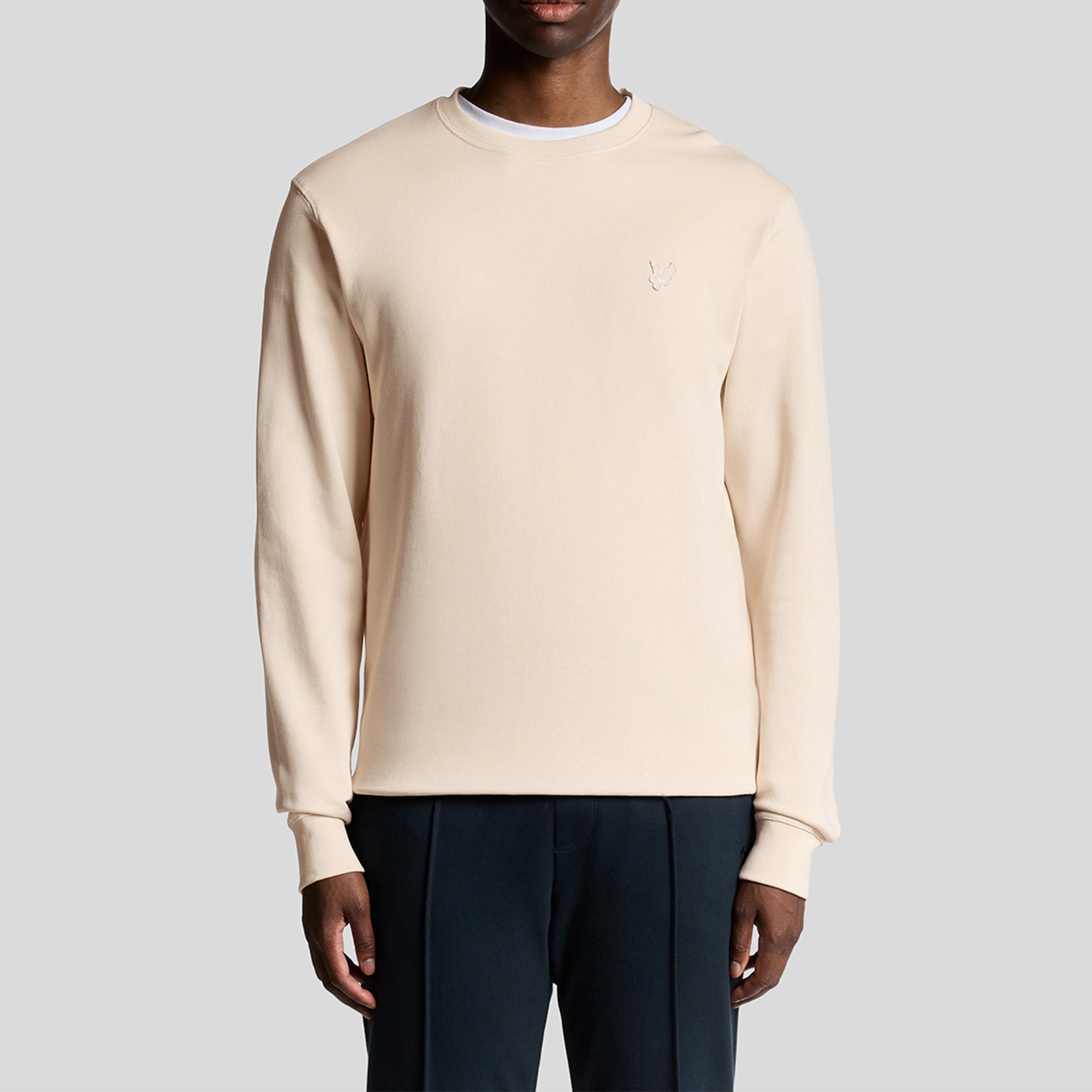 Lyle & Scott Tonal Superfine Crew Neck Sweat