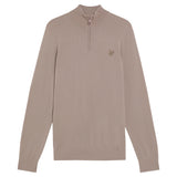 Lyle & Scott Tonal Merino Quarter Zip Jumper