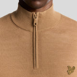 Lyle & Scott Tonal Merino Quarter Zip Jumper