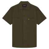 Lyle & Scott Cuban Collar Short Sleeve Shirt