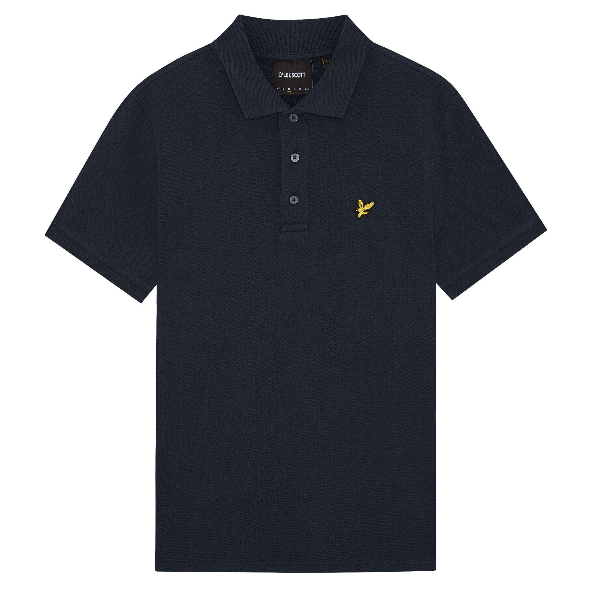 Lyle & Scott Popcorn Jacquard Polo Shirt