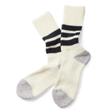 ROTOTO Coarse Ribbed Old School Crew Socks