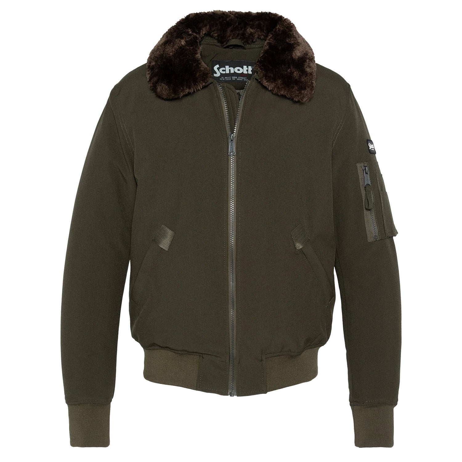 Schott Airlines Fur Collar Flight Jacket