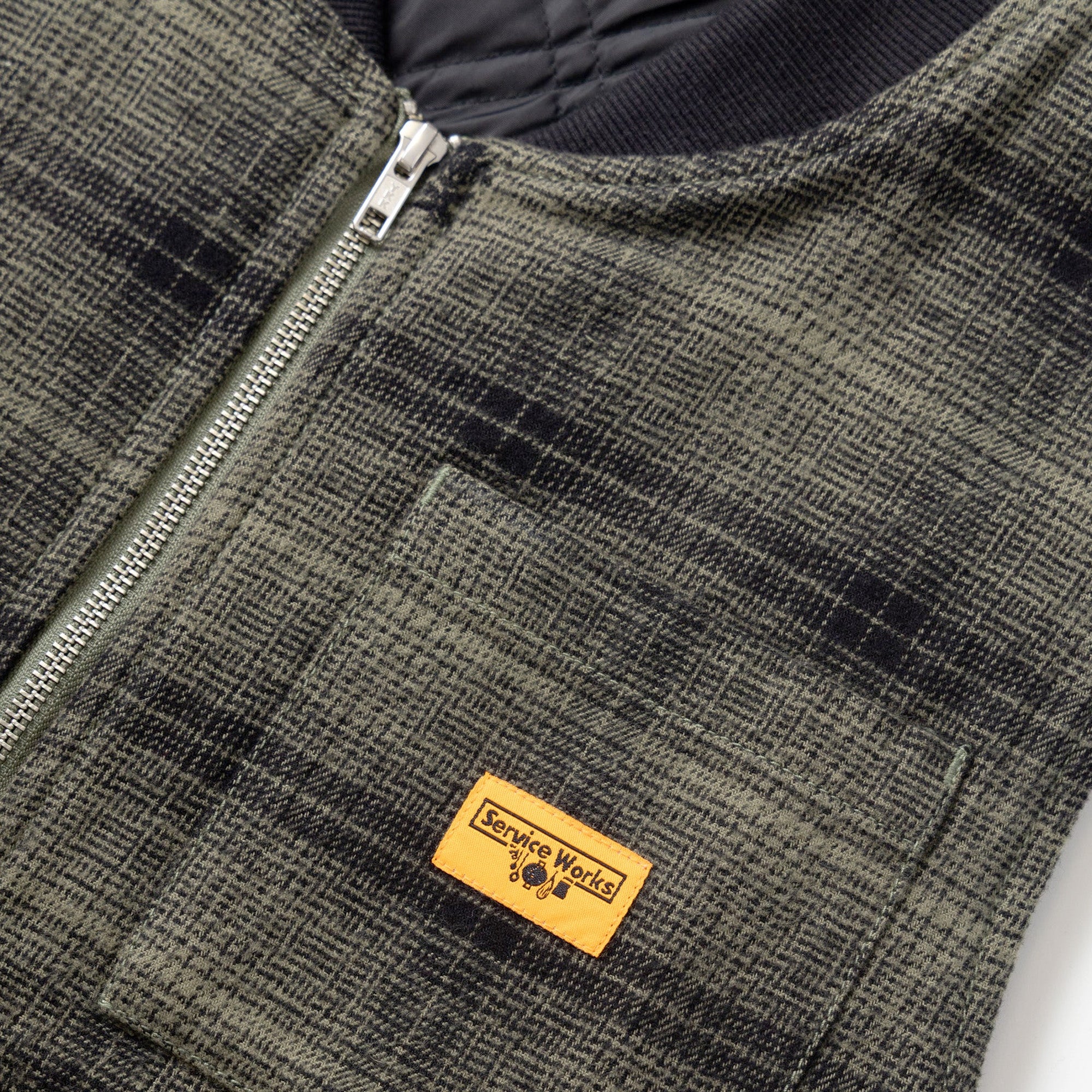 Service Works Thistle Plaid Work Vest