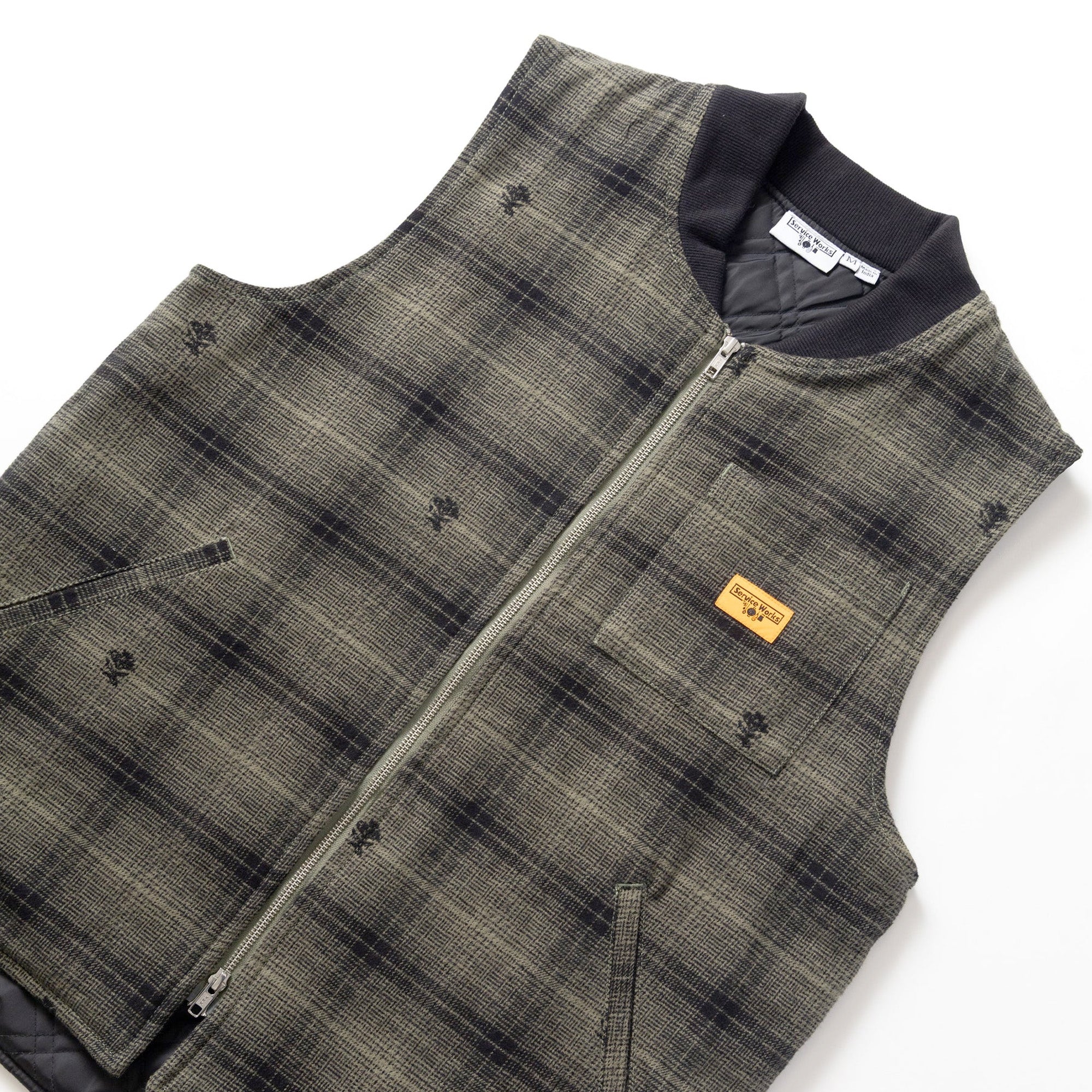 Service Works Thistle Plaid Work Vest
