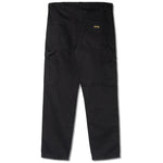 Rear view of Stan Ray 80s Painter Pant for Men in Black Twill