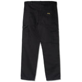 Rear view of Stan Ray 80s Painter Pant for Men in Black Twill