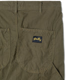Close-up of rear waist on Stan Ray 80s Painter Pant for Men in Olive Ripstop