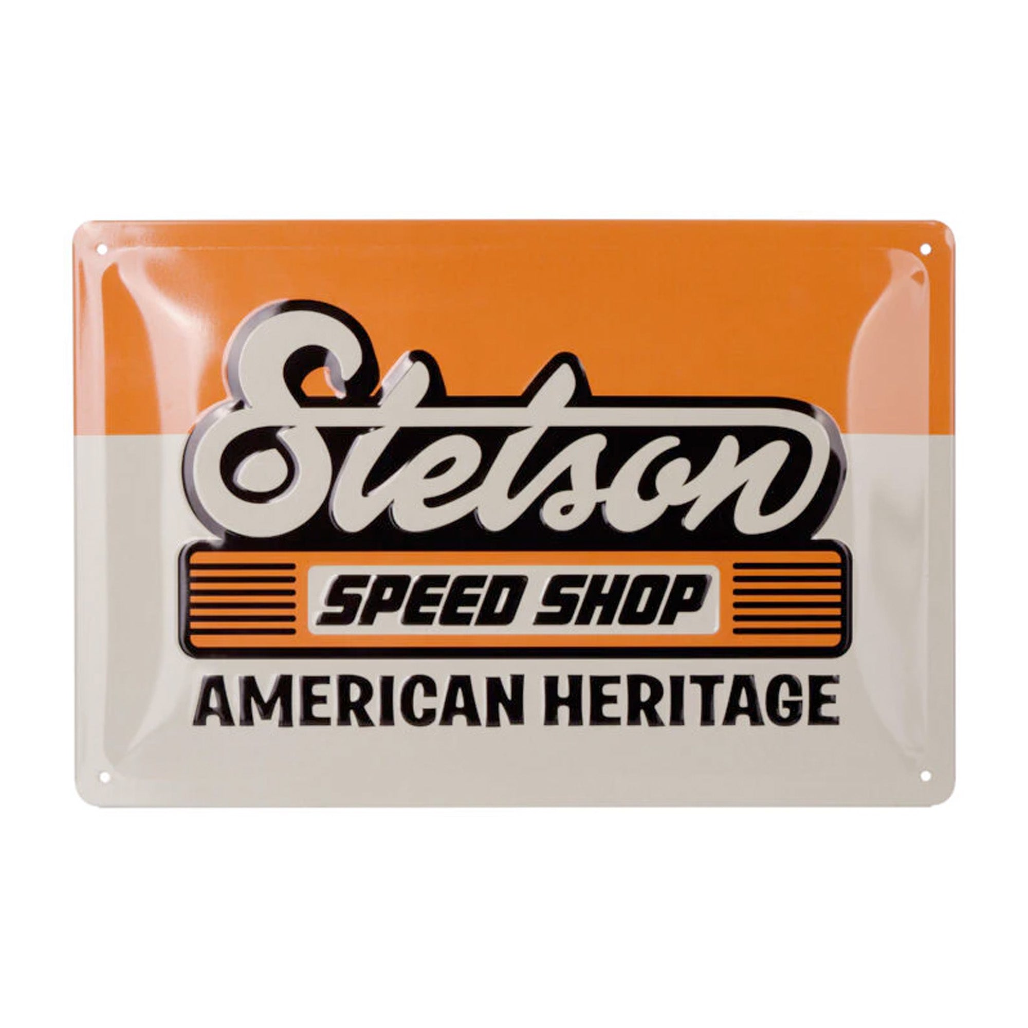 Stetson Metal Garage Plate