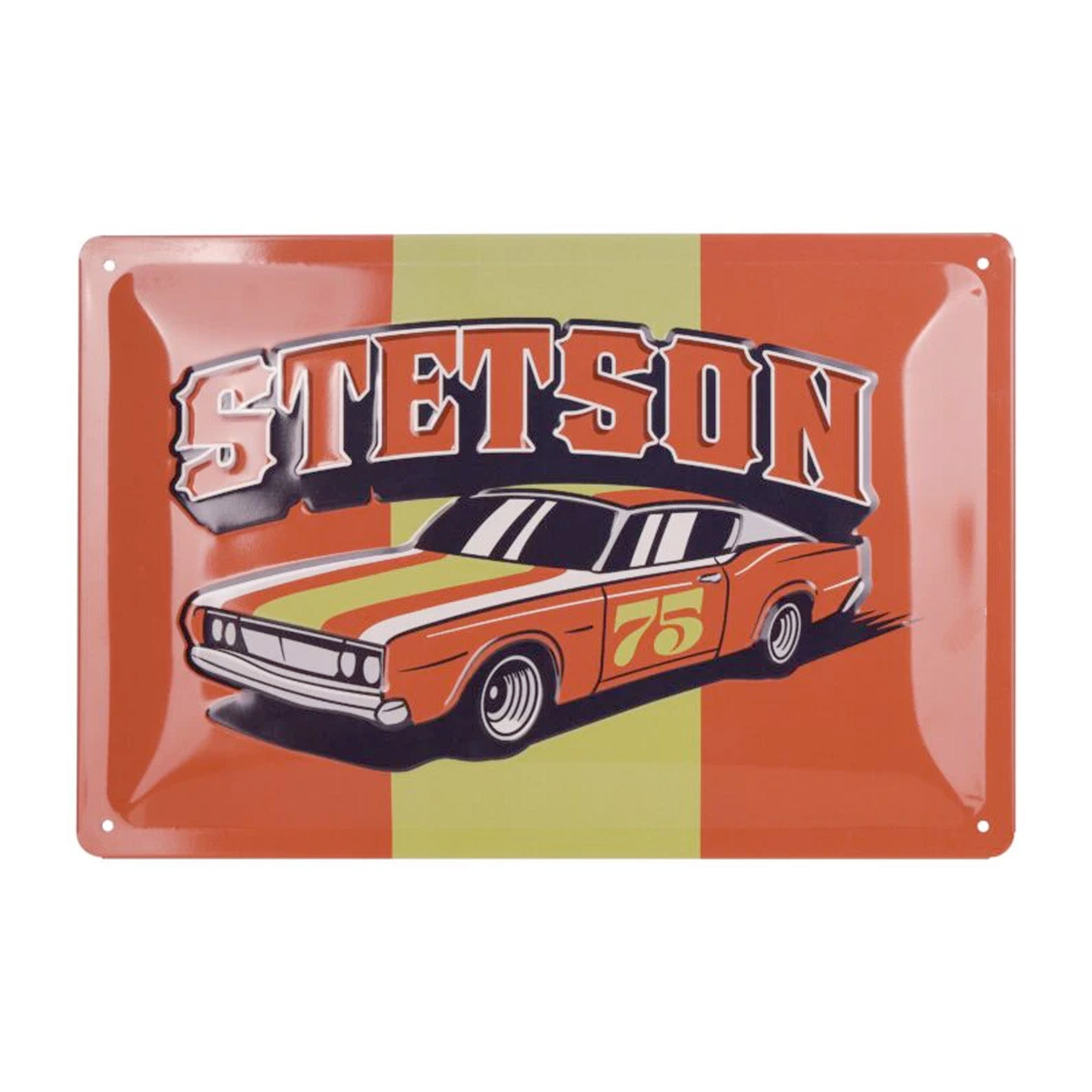 Stetson Metal Garage Plate