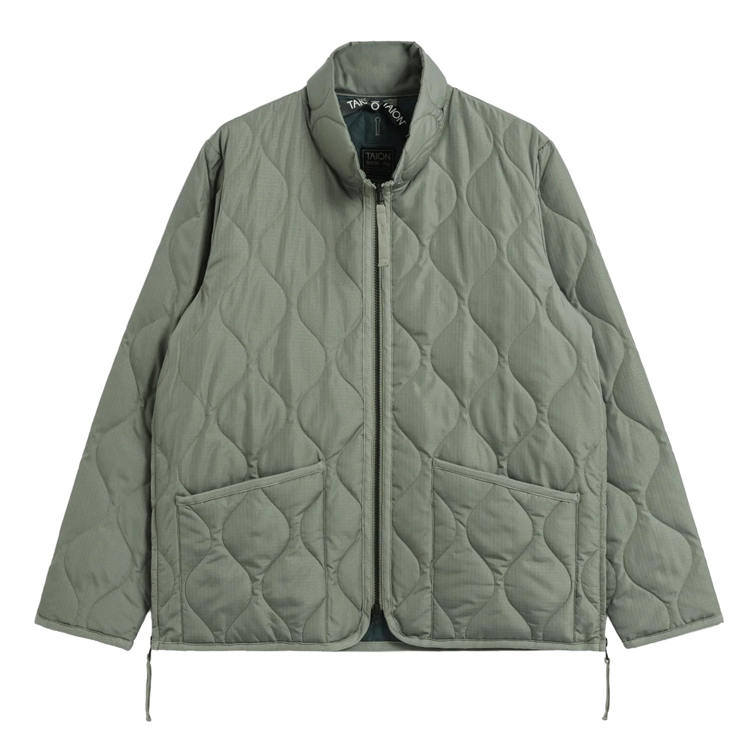 Taion Military High Neck Zip Down Jacket