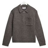 Wax London Alpha Twist Fleck Wool Polo