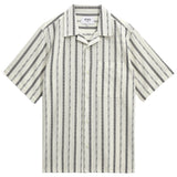 Wax London Didcot Fleck Stripe Shirt