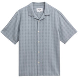 Wax London Didcot Open Weave Shirt