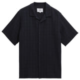 Wax London Didcot Open Weave Shirt