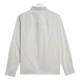 Wax London Halcomb Broken Stripe Long Sleeve Shirt