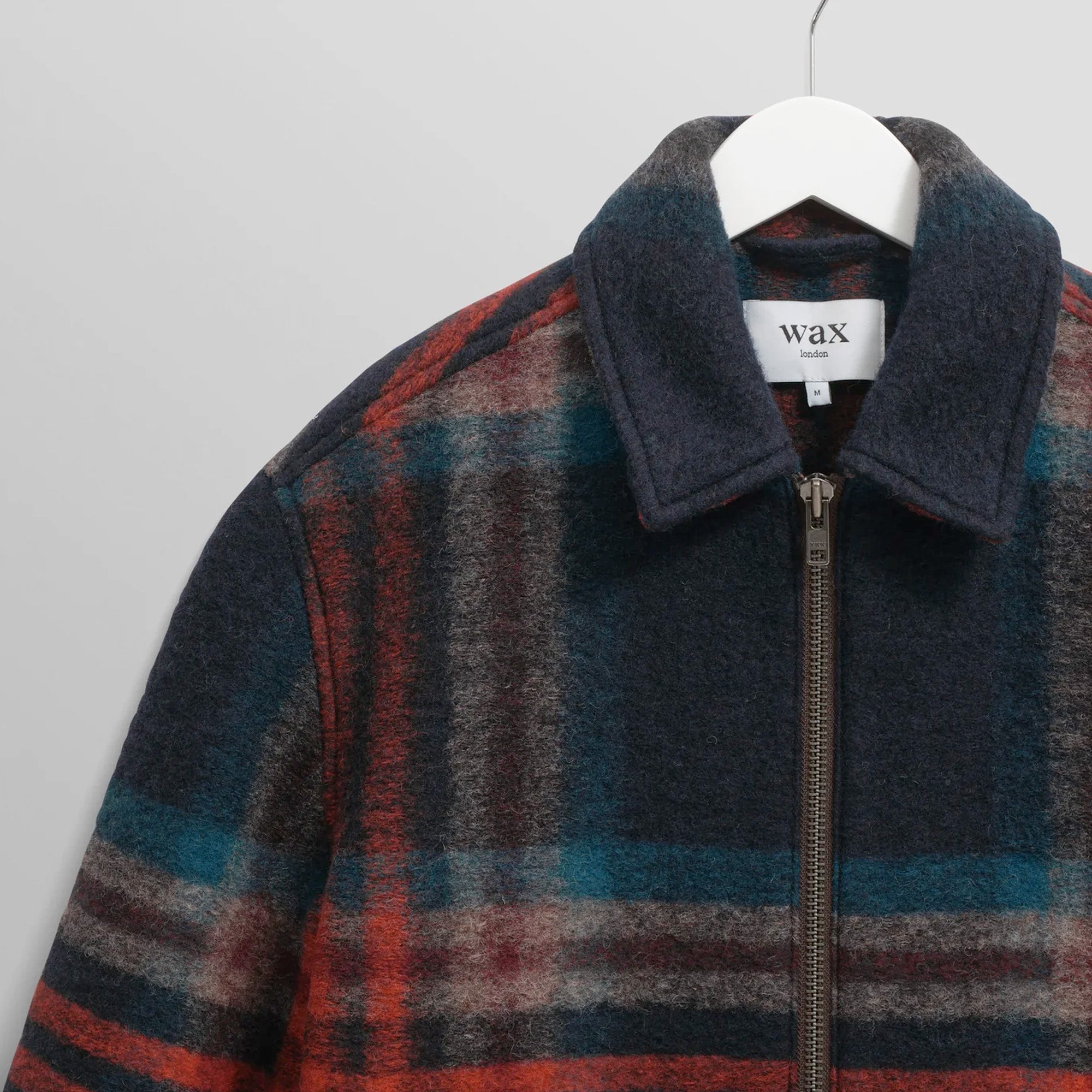 Wax London Heath Jacket Wool Check