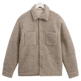 Wax London Mount Bobble Wool Reversible Overshirt