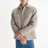 Wax London Mount Bobble Wool Reversible Overshirt