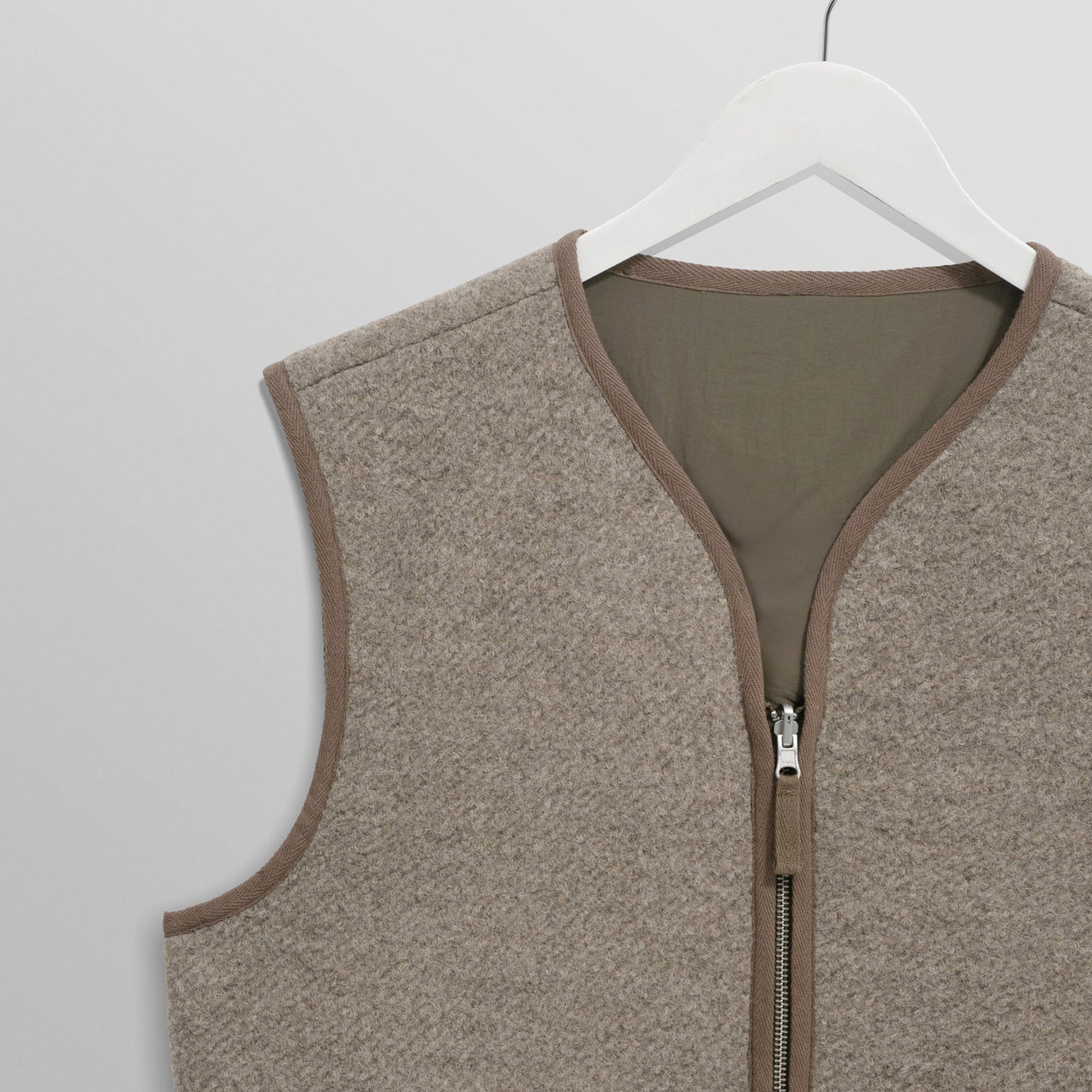 Wax London Paragon Reversible Nylon/Wool Gilet