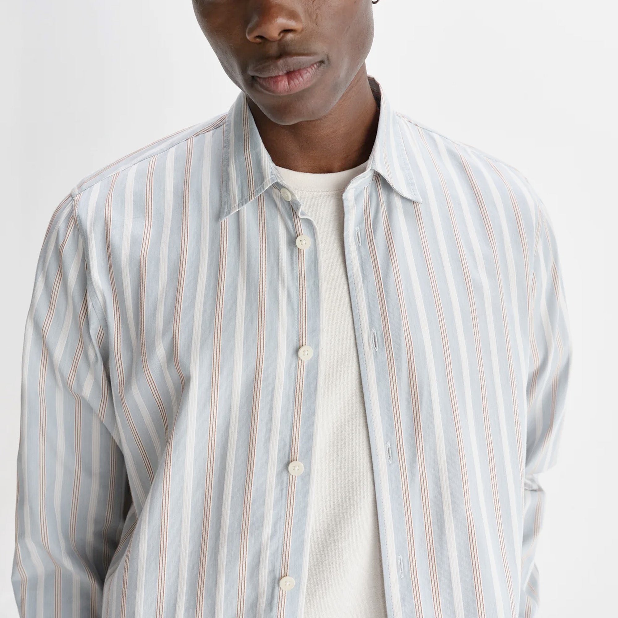 Wax London Shelly Poplin Dobby Stripe