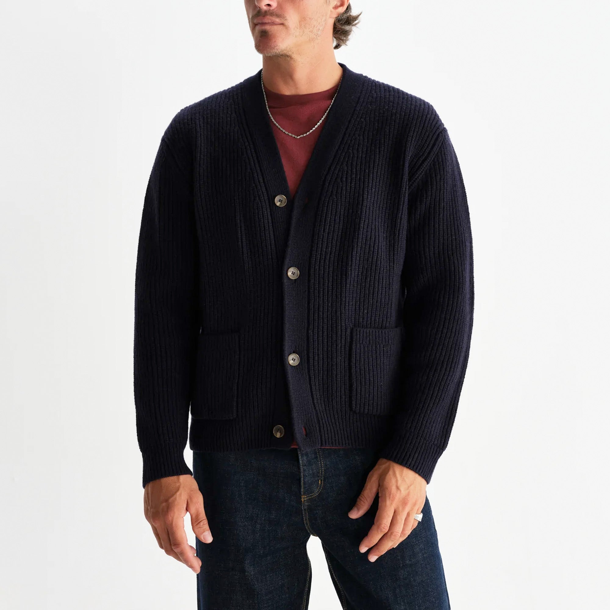 Wax London Walker Rib Stitch Cardigan