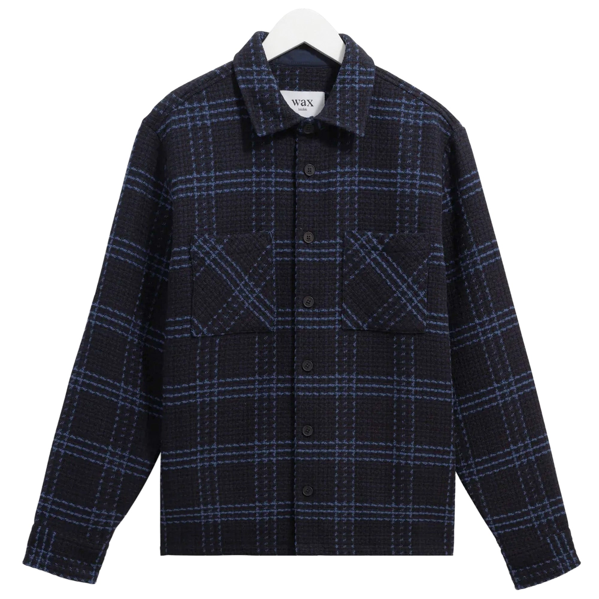 Wax London Whiting Overshirt Skate Check