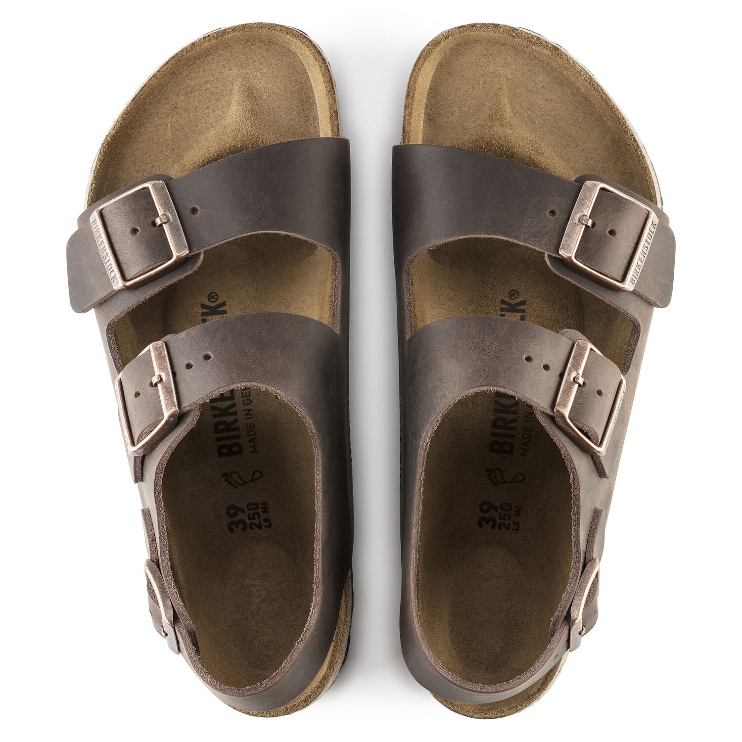 Birkenstock Milano BS Sandals - Habana Leather