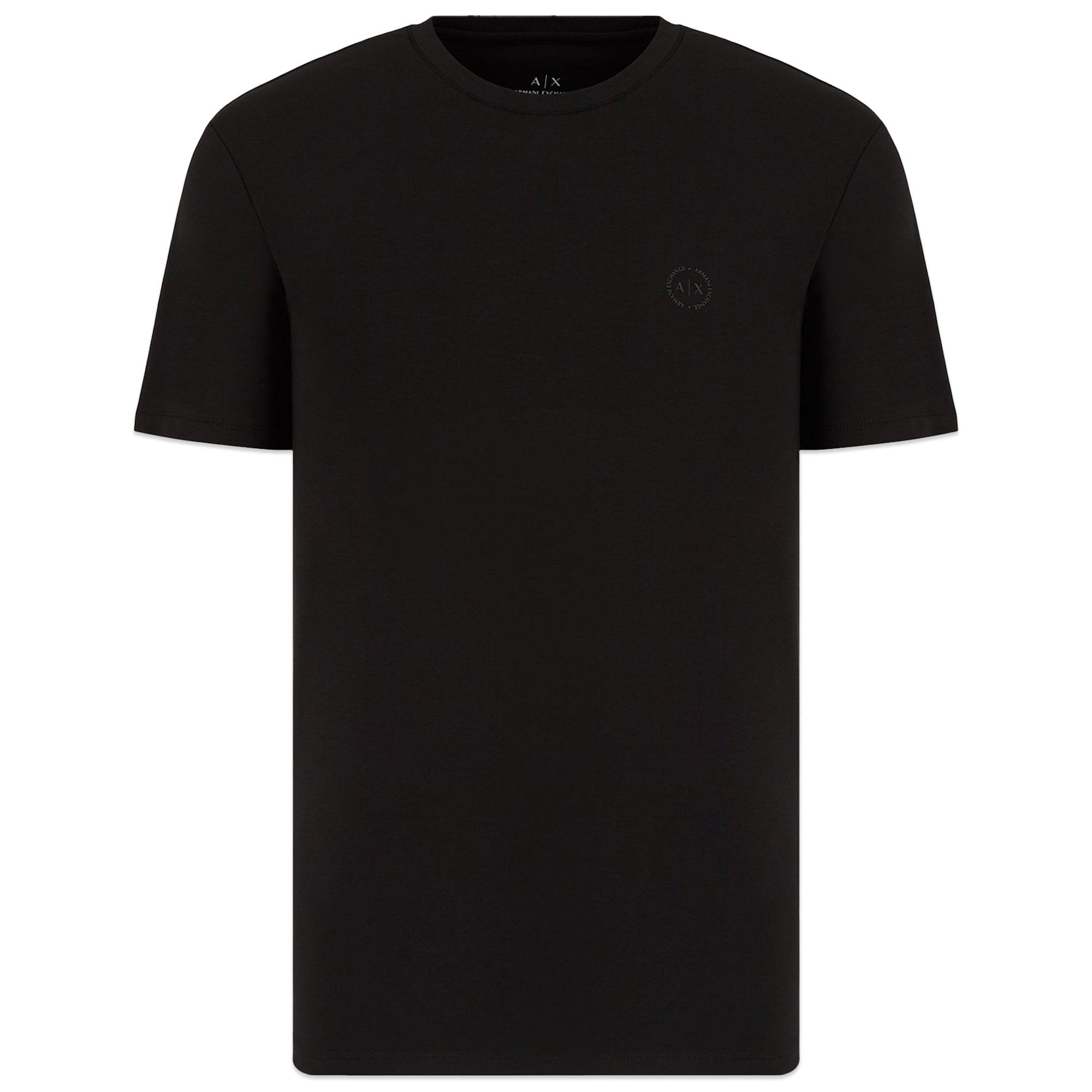 Armani Exchange Small Chest Logo Stretch T-Shirt - Black