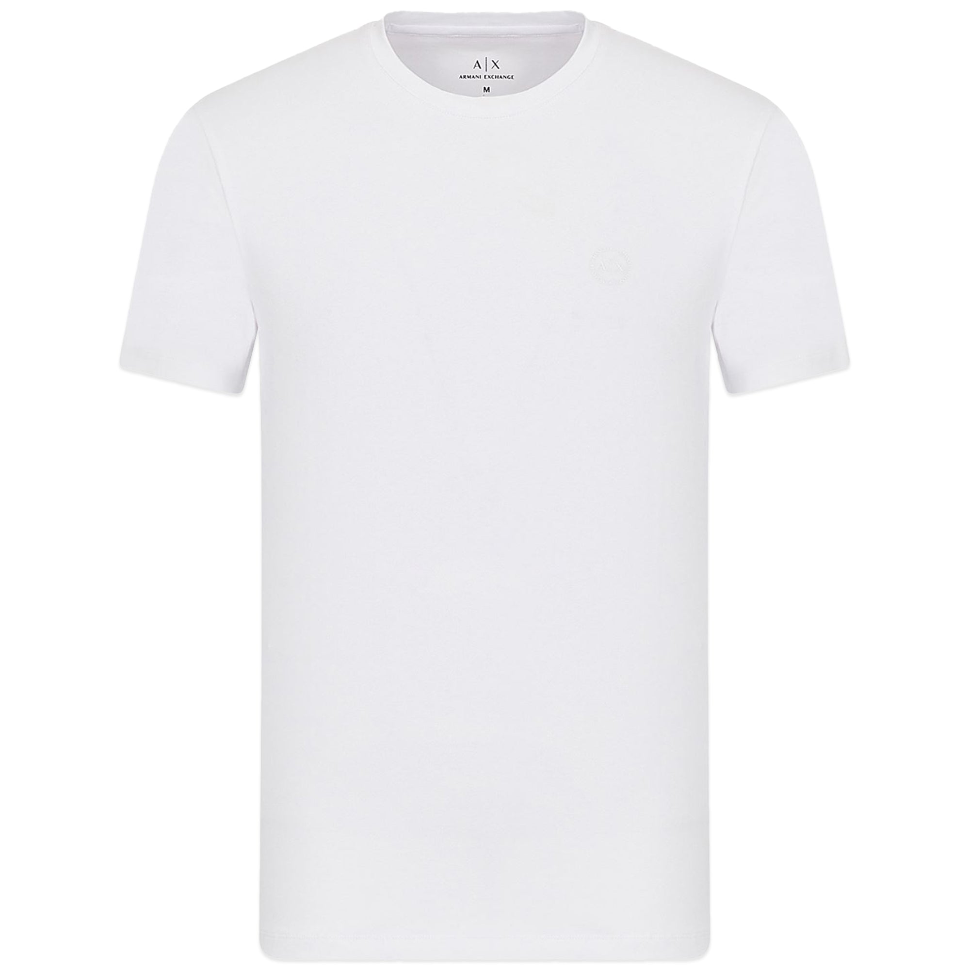 Armani Exchange Small Chest Logo Stretch T-Shirt - White