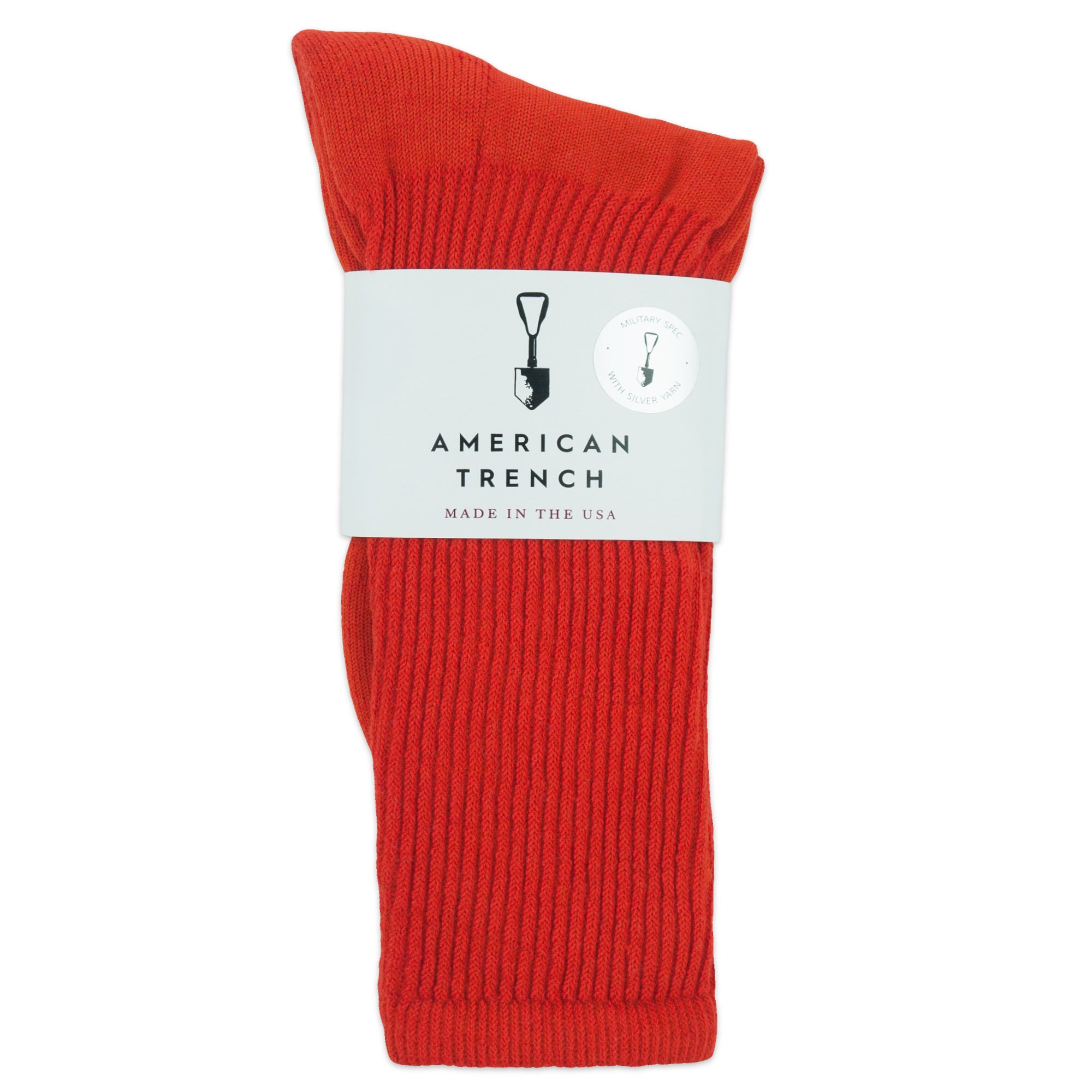 American Trench Mil-Spec 1013 Socks - Orange - Arena Menswear