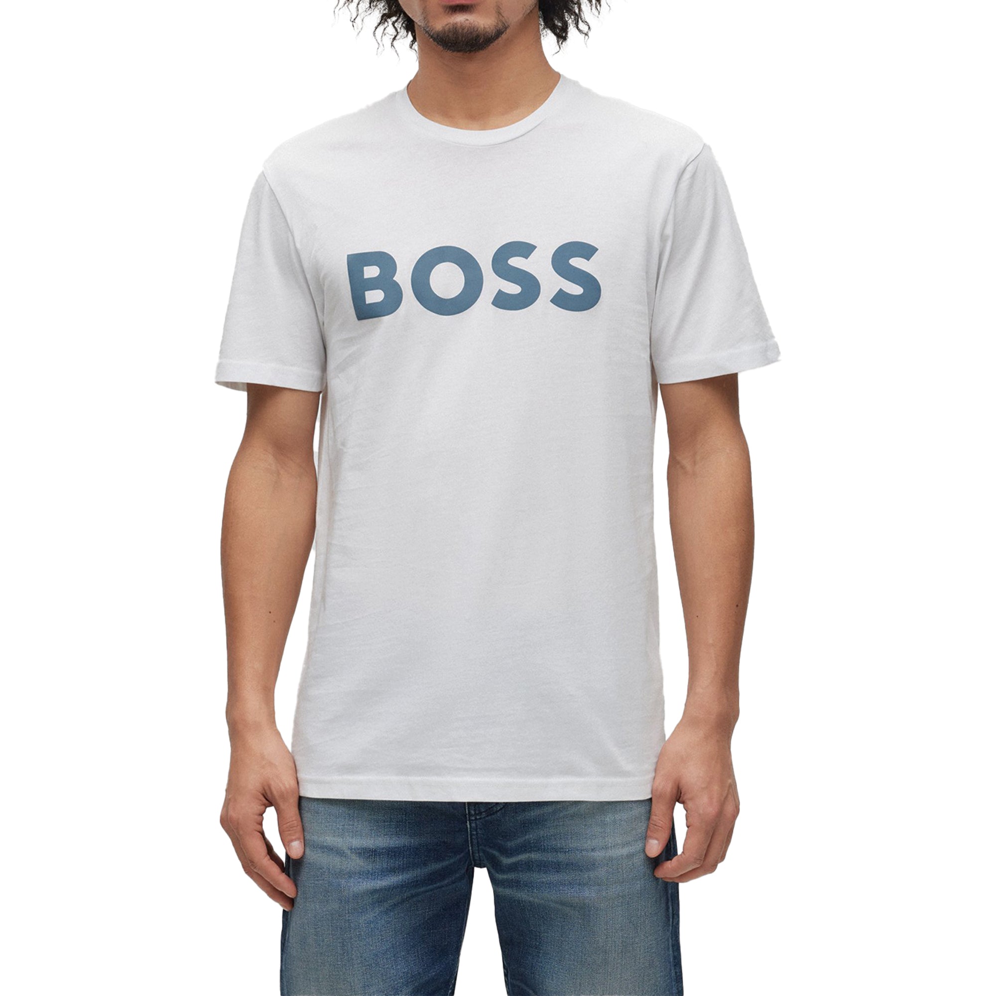 Boss Thinking 1 Logo T-Shirt - Natural