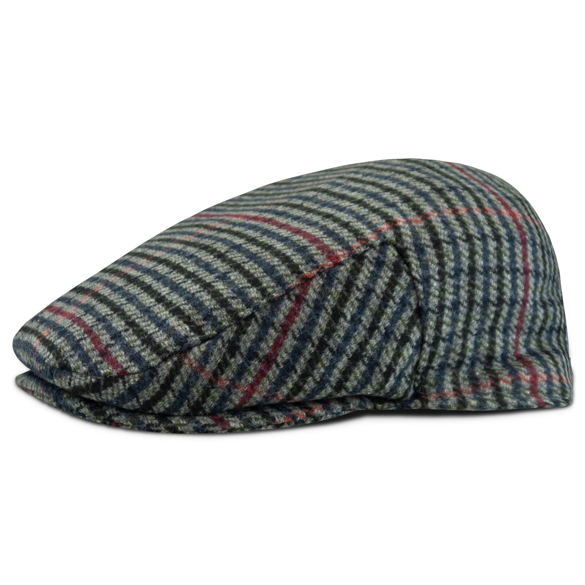 Barbour New County Flat Cap - Assorted Tweed Check