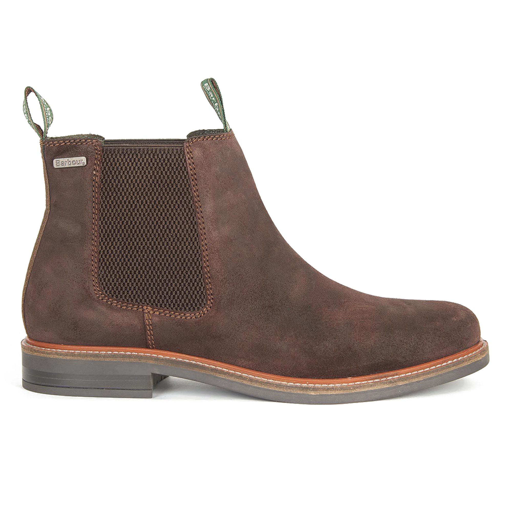 Barbour Farsley Chelsea Boot - Choco Suede