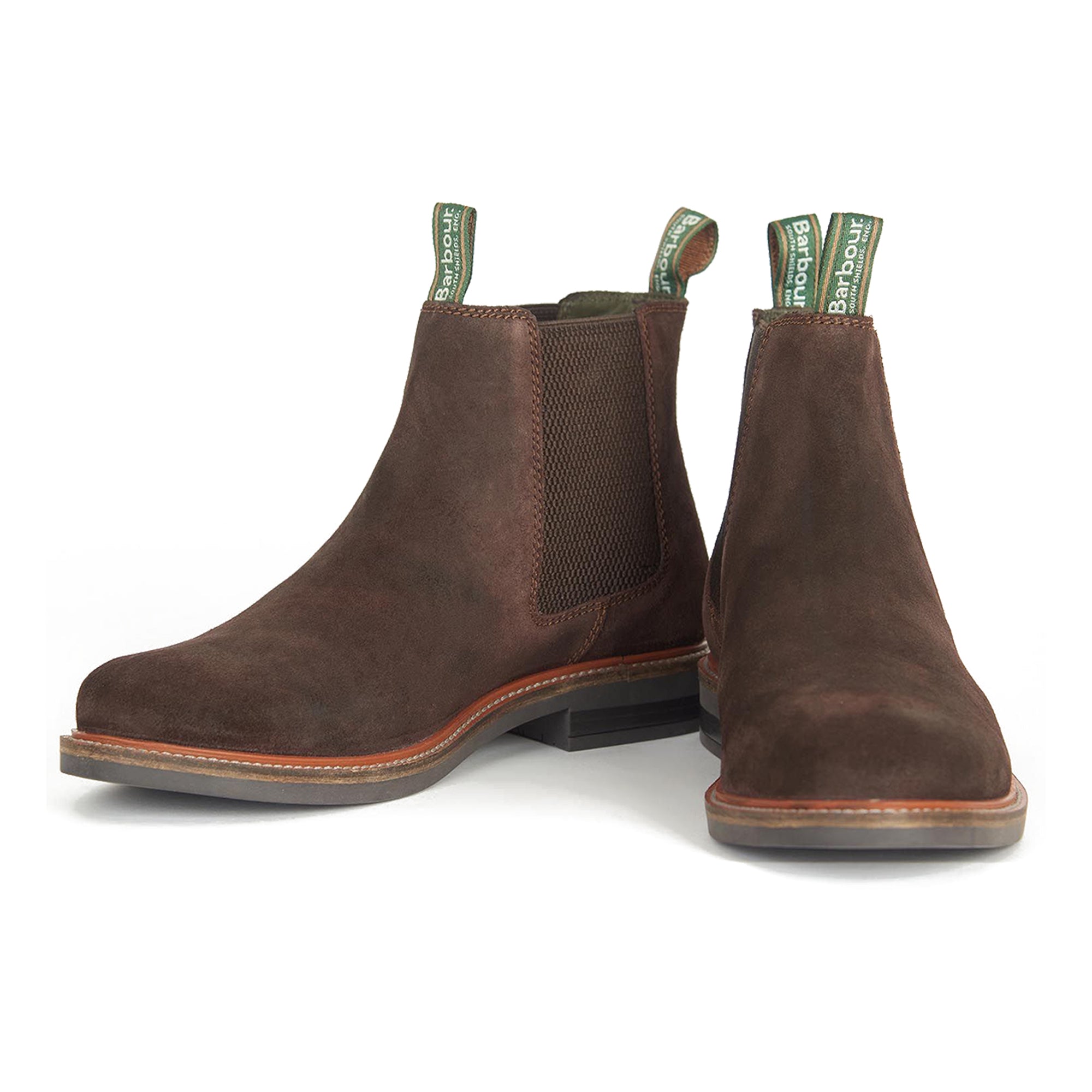 Barbour Farsley Chelsea Boot - Choco Suede