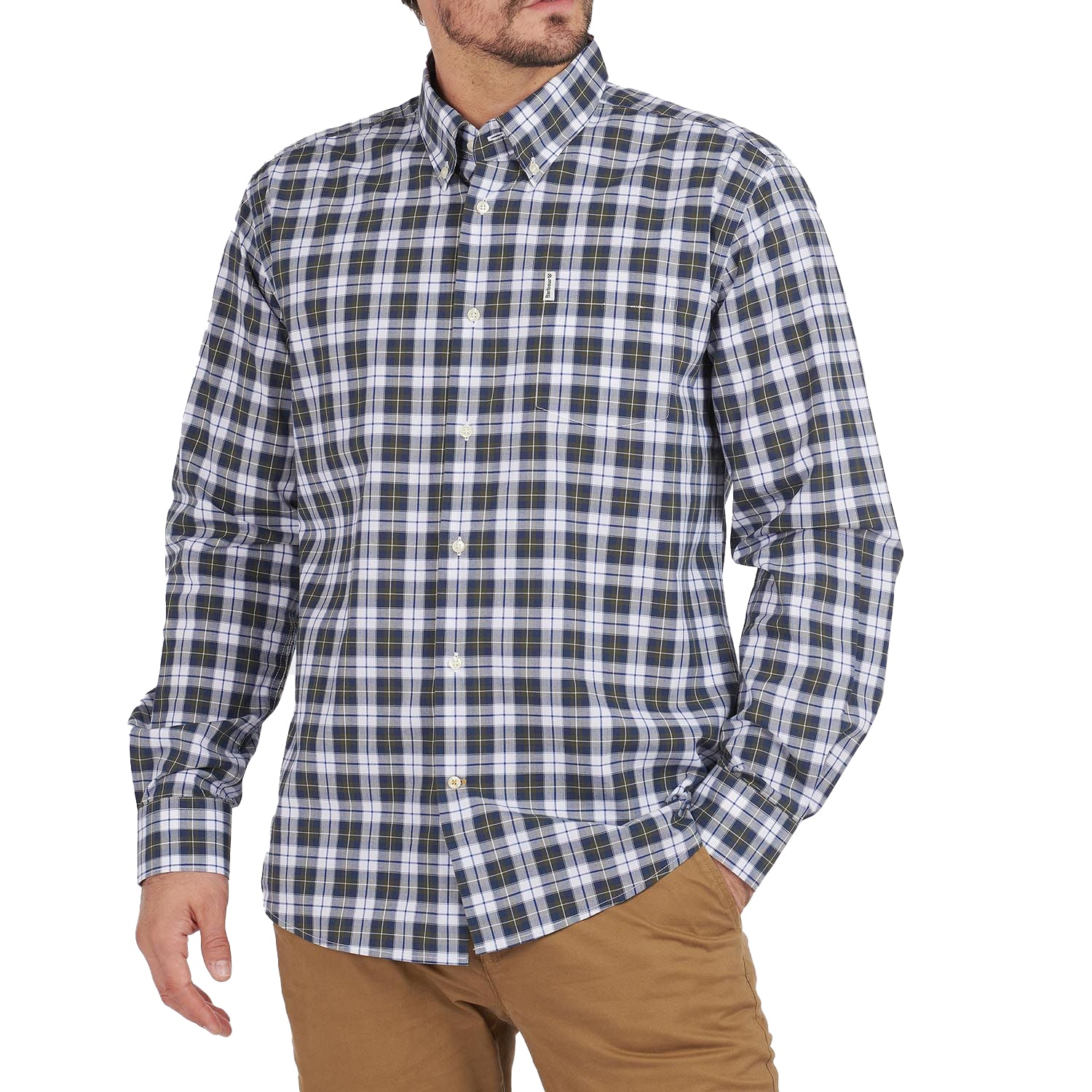 Barbour Highland Check 28 Tailored Shirt - Olive