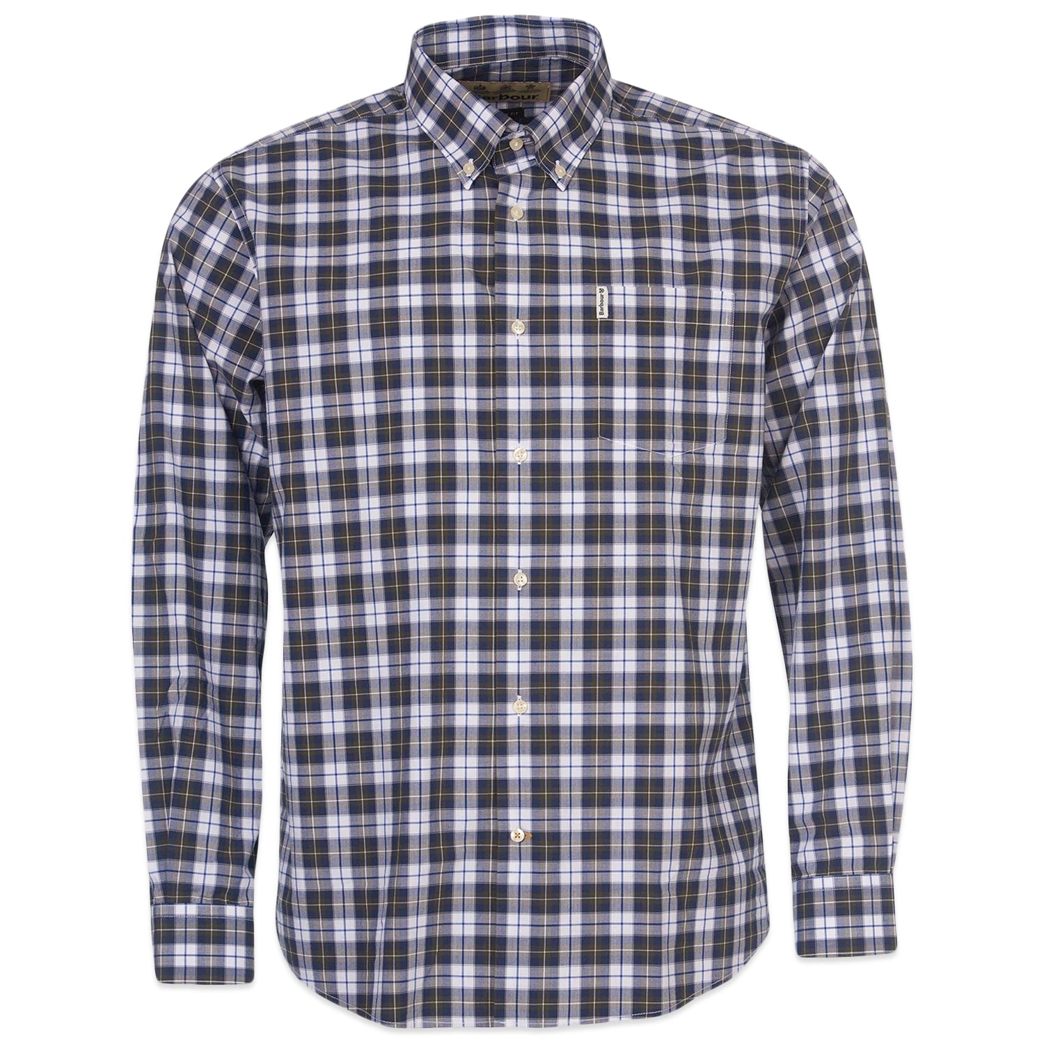 Barbour Highland Check 28 Tailored Shirt - Olive