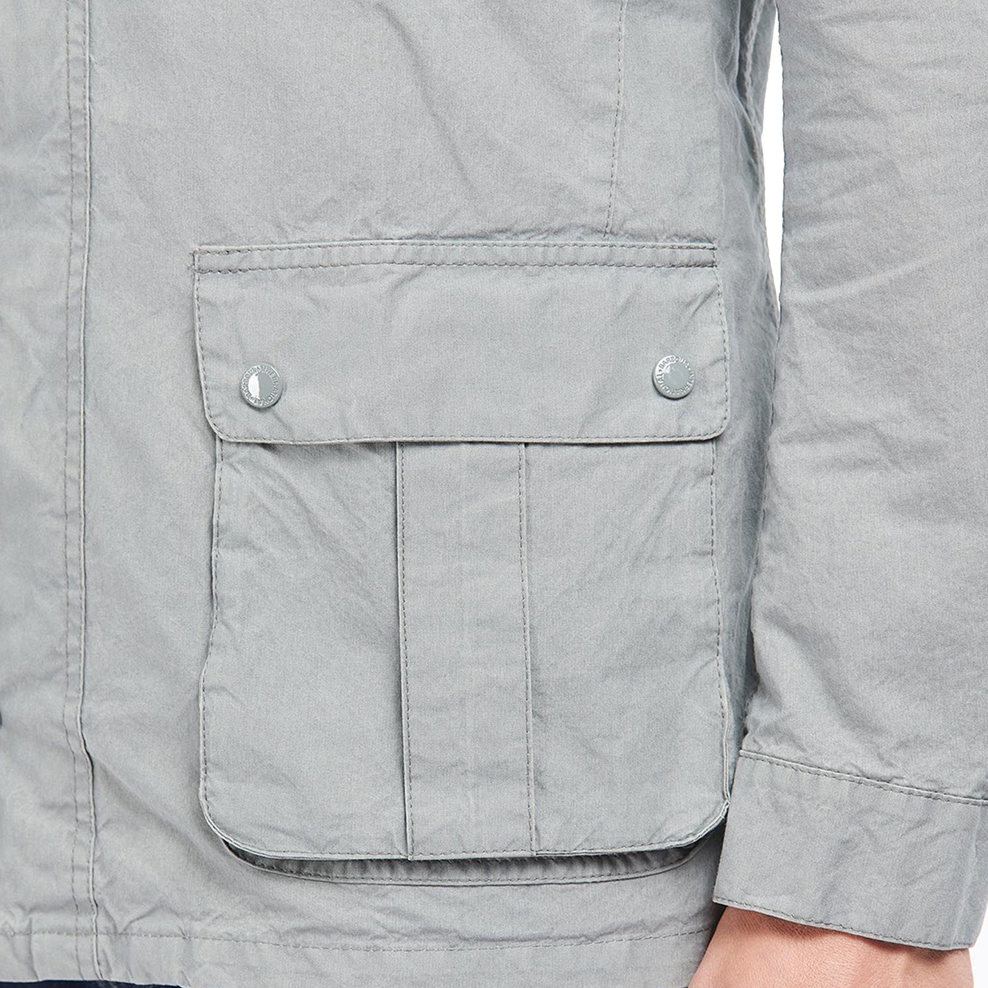 Barbour International Summer Washed Duke Jacket - Grey