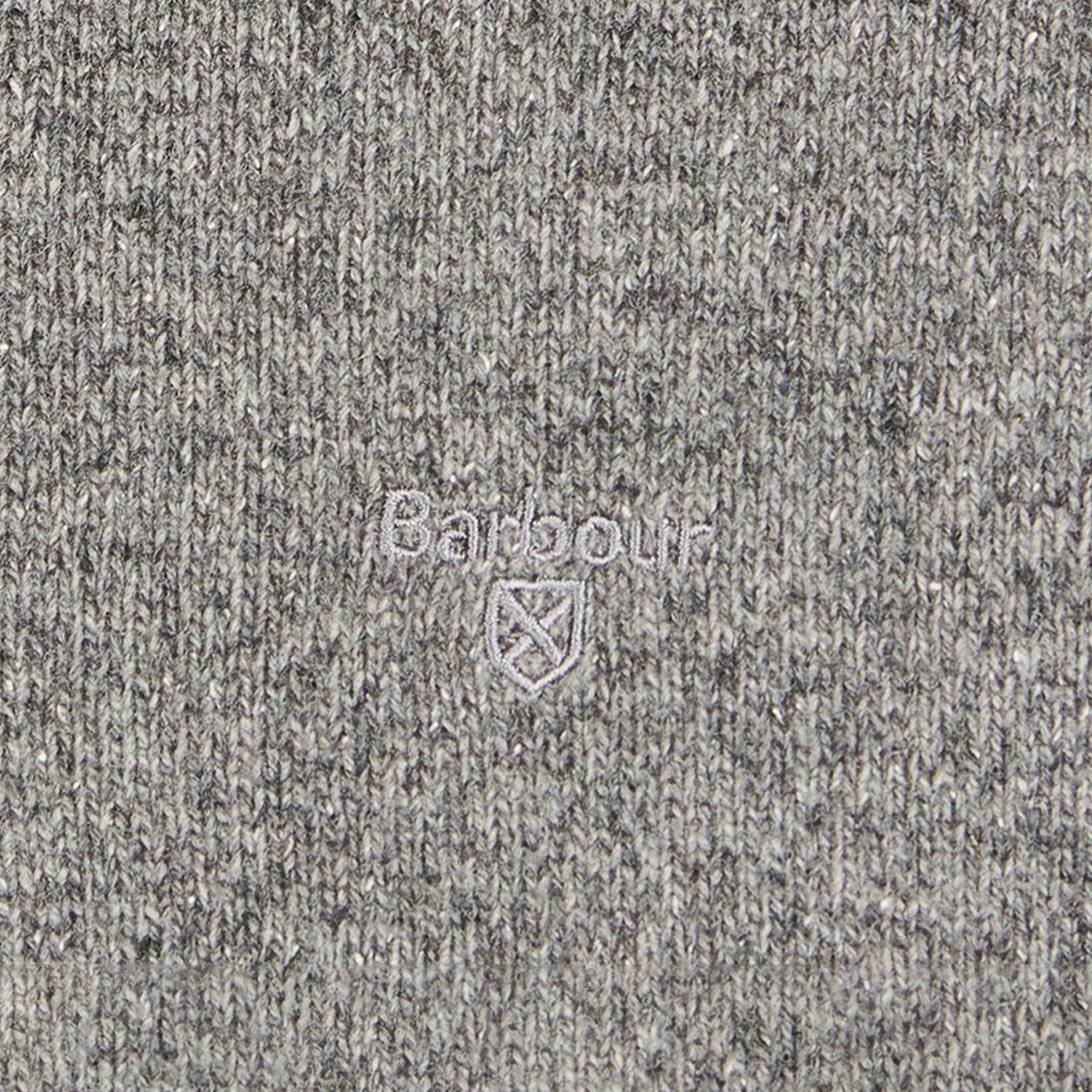 Barbour Tisbury Half Zip Sweater - Grey