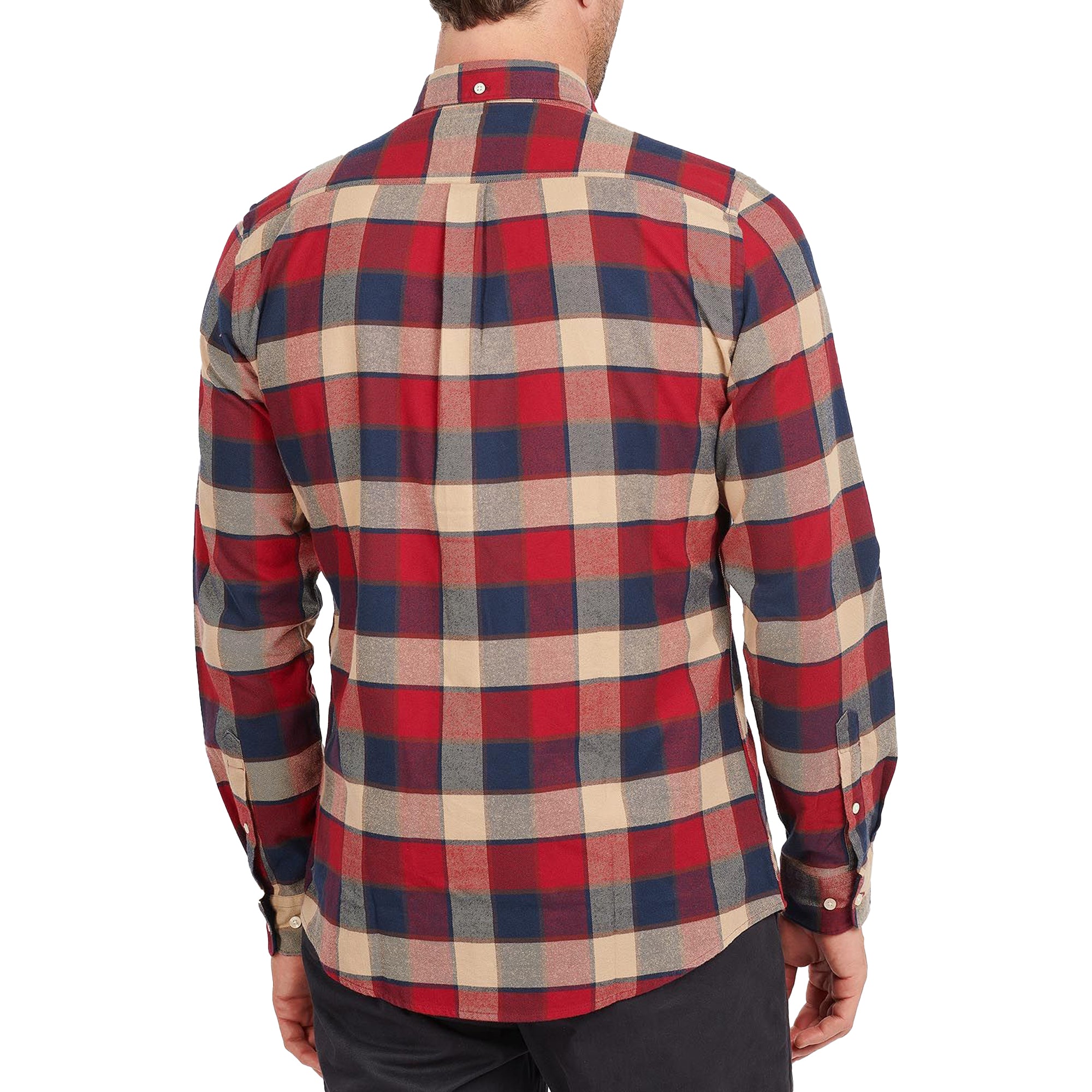 Barbour Valley Tailored Shirt - Rich Red