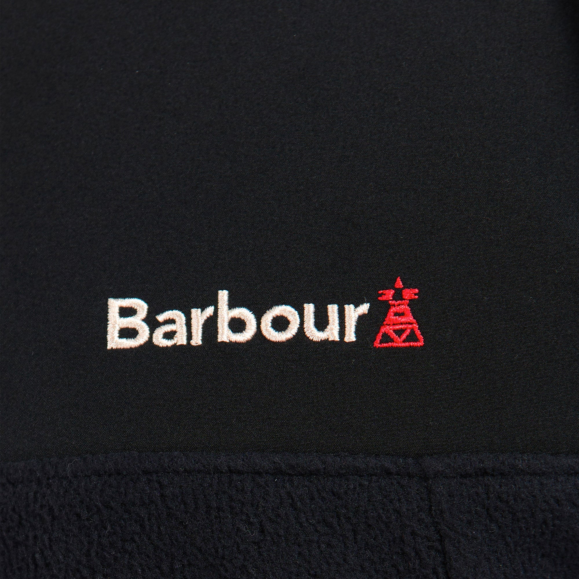 Barbour Wyre Half Zip Fleece - Black