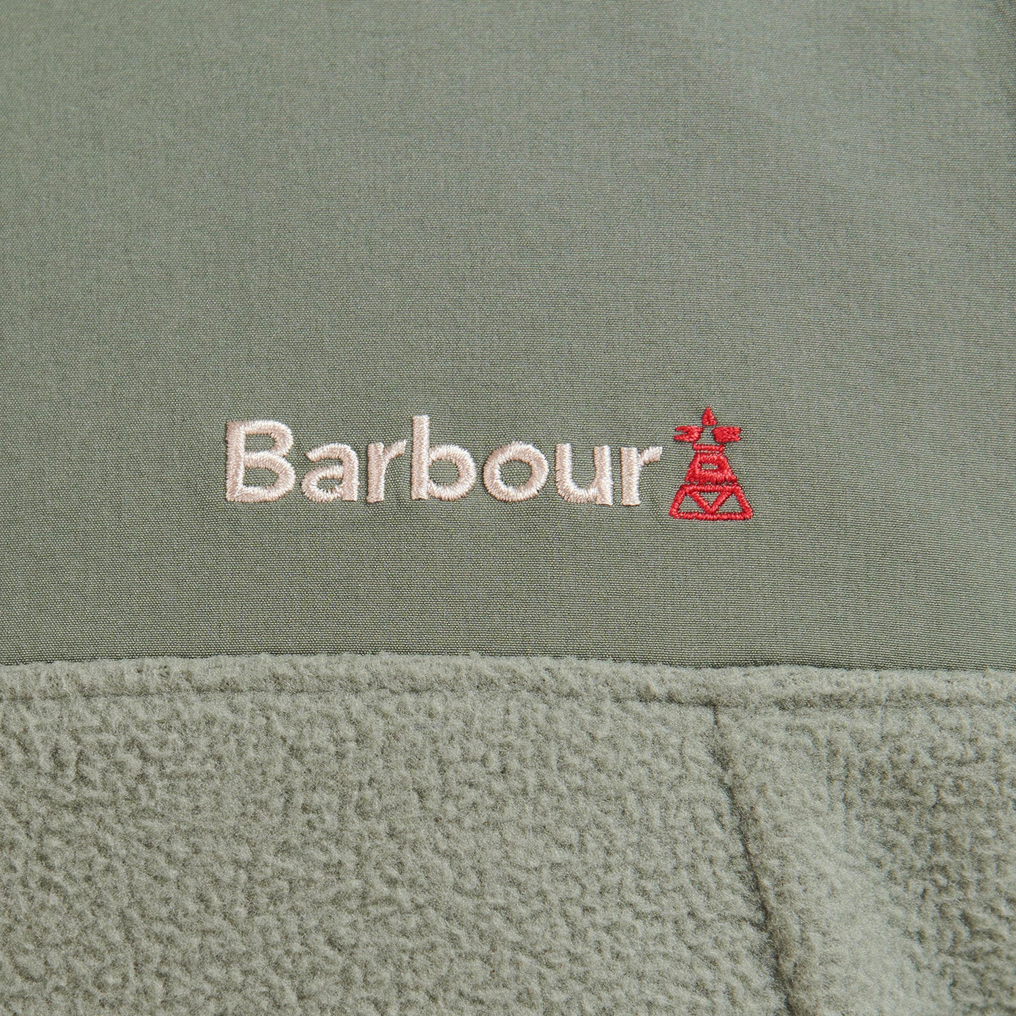 Barbour Wyre Half Zip Fleece - Light Moss