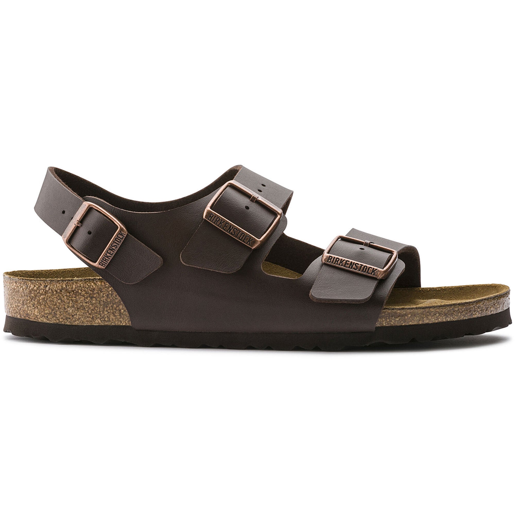 Birkenstock Milano BF Sandals - Dark Brown