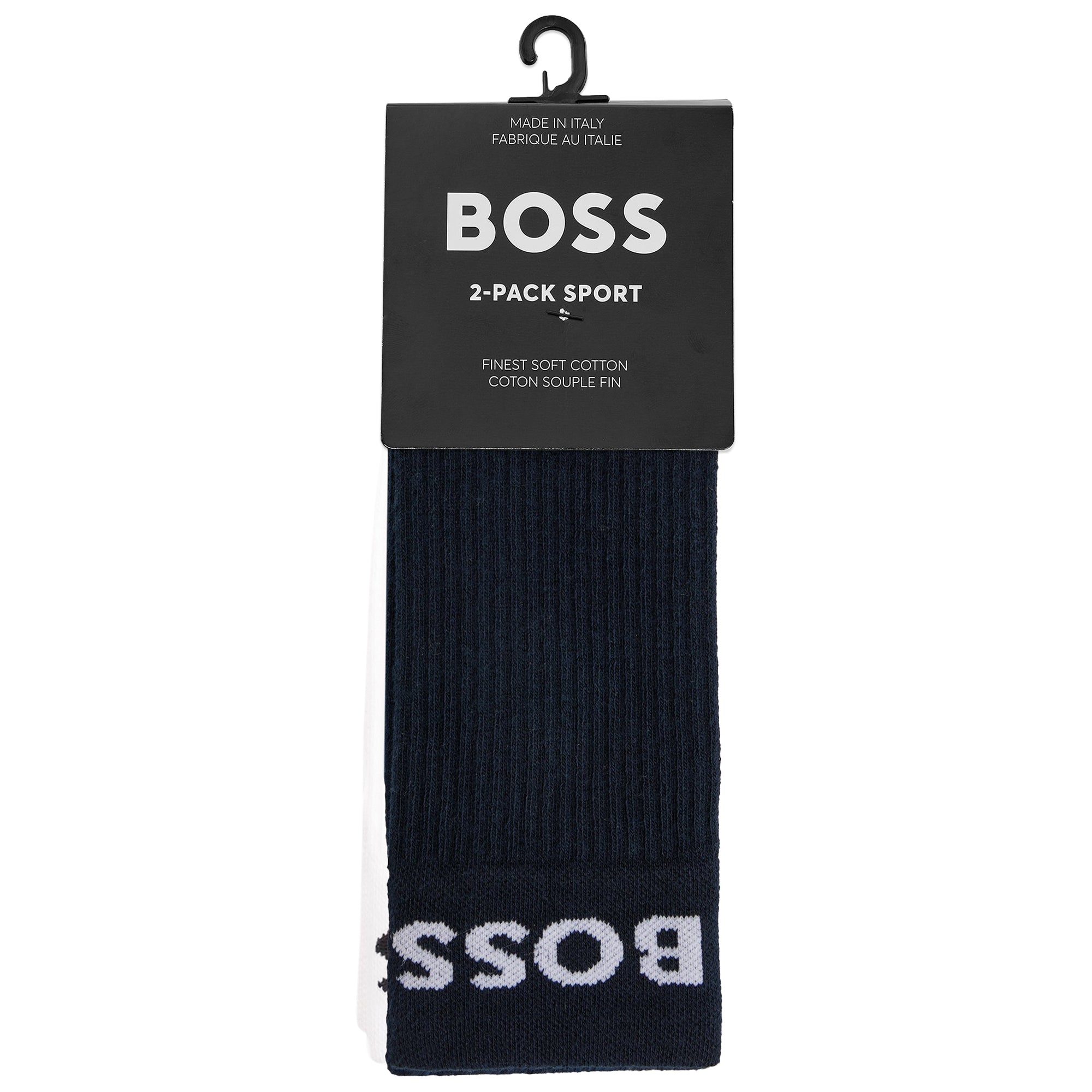 Boss 2 Pack RS Sport Socks - Navy/White