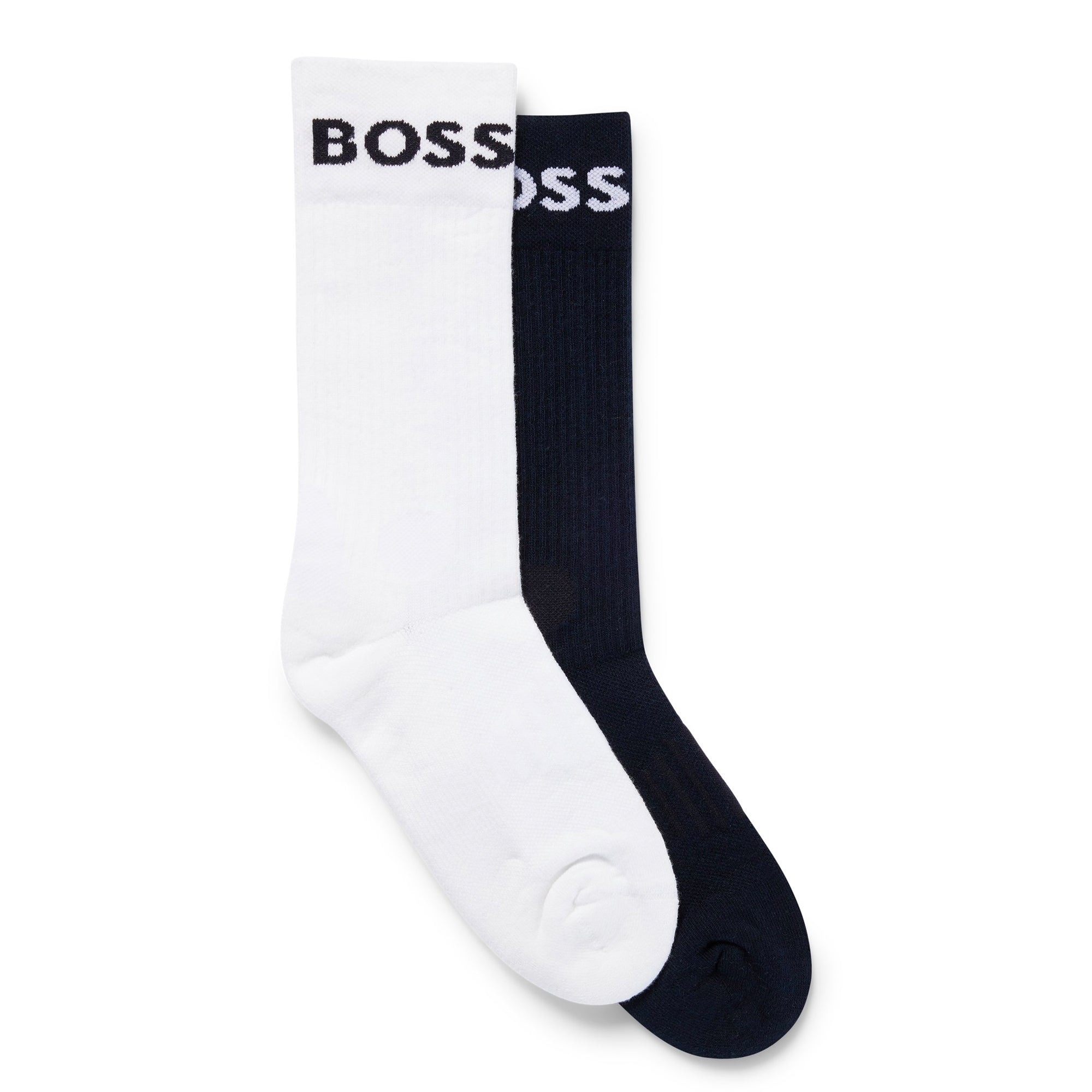Boss 2 Pack RS Sport Socks - Navy/White