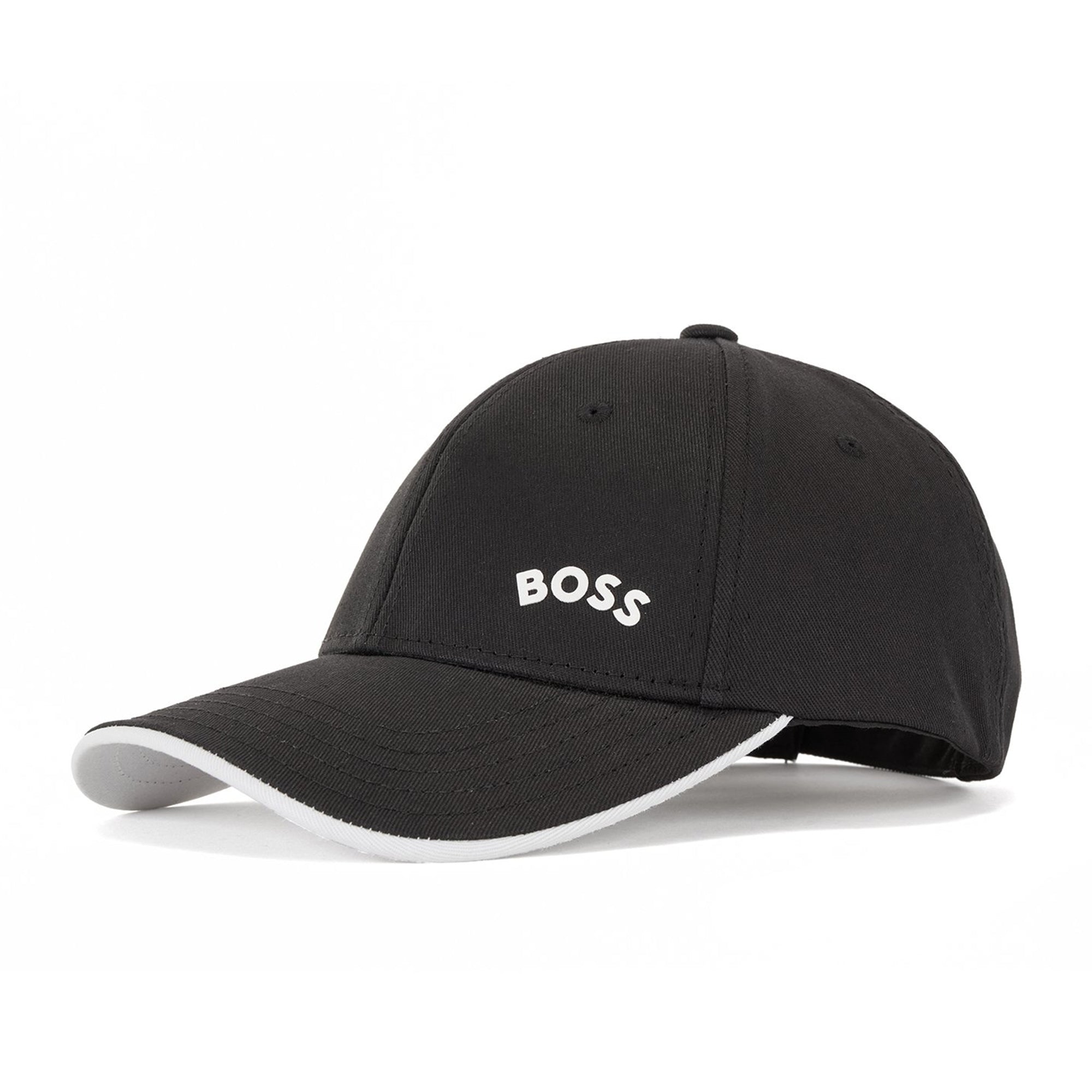 Boss Bold Curved Cap - Black