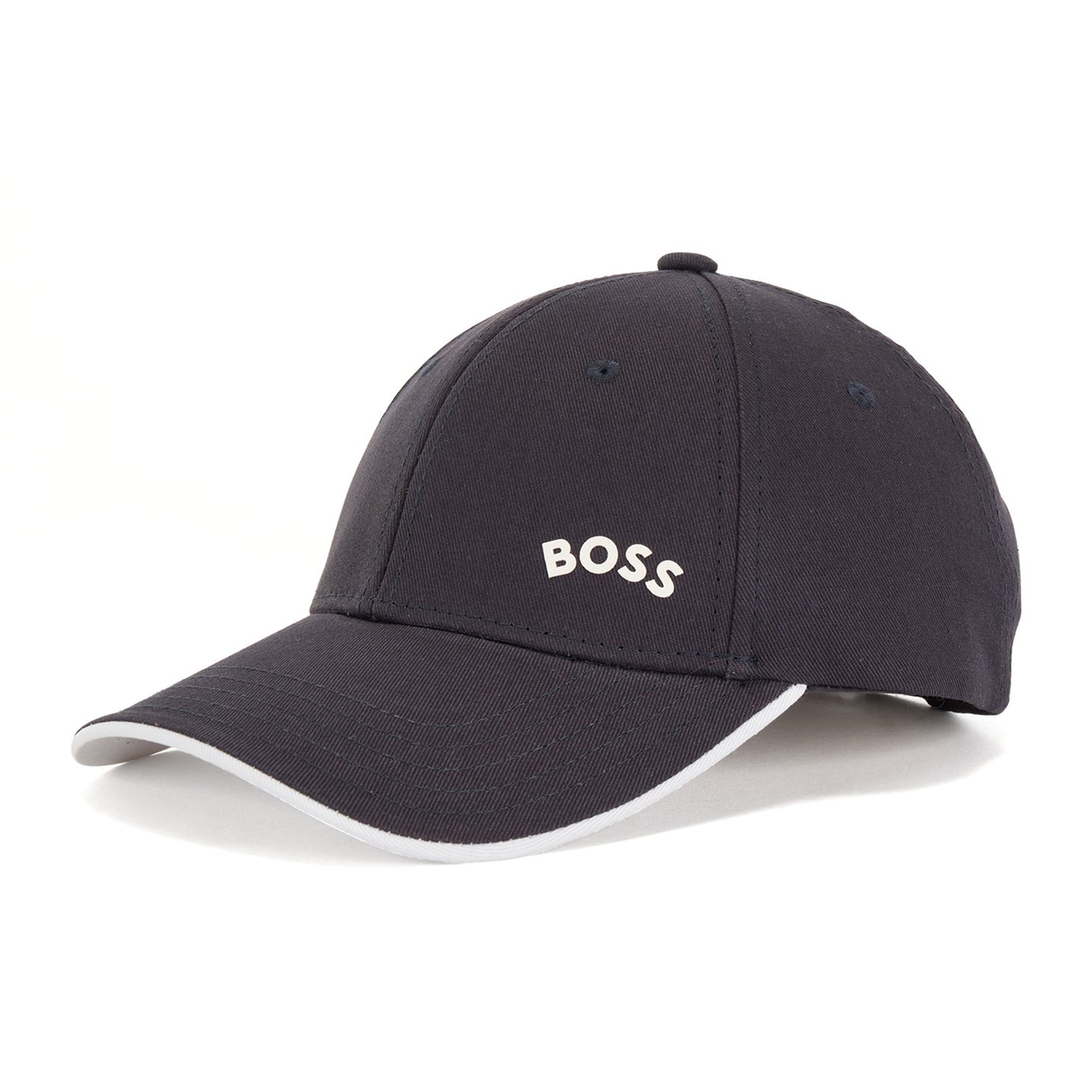 Boss Bold Curved Cap - Navy