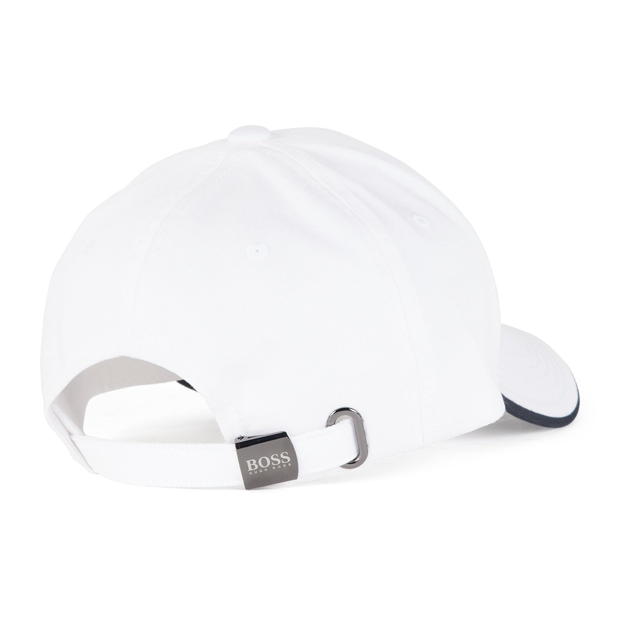 Boss Bold Curved Cap - White