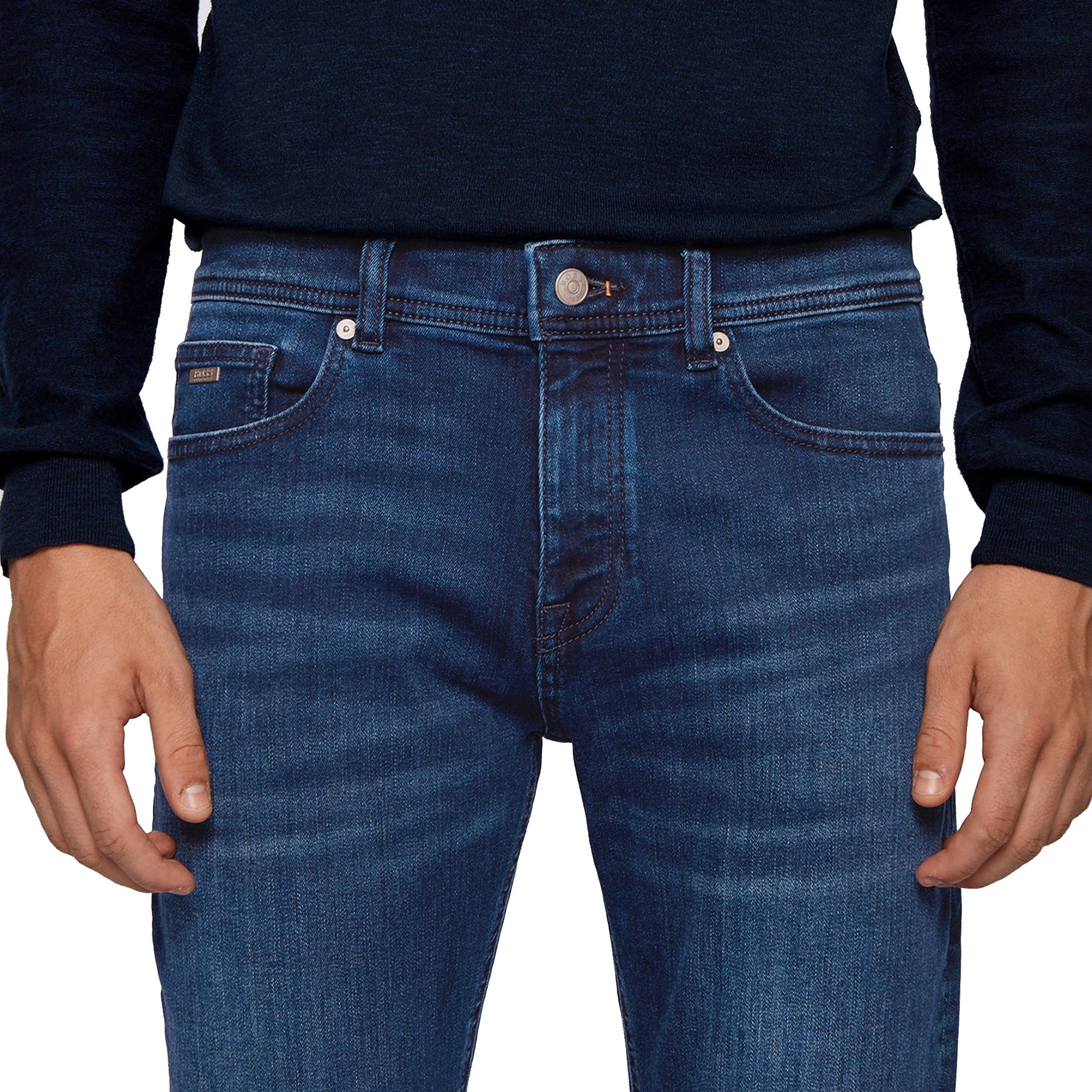 Boss Delaware Slim Fit Jeans - House Dark Blue